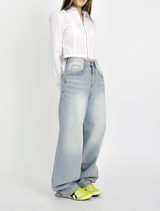 (UNISEX)ソフトデニムパンツ
