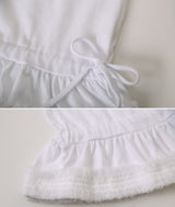 WT Lace Frill Layered Long Sleeve T-Shirt (2color)