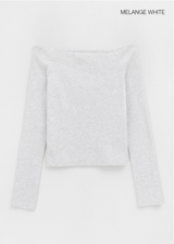 [MADE] Utah Off-Shoulder Long Sleeve T-Shirt
