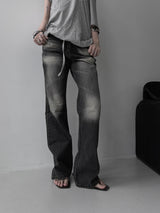 cat brush wide denim