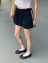 [MADE] ナイロンレースバンドウエストショートパンツ