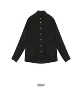 Mirow See-through Basic Long Sleeve Shirt