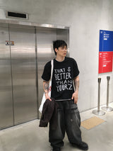 No.1353 LT クロップレイヤードハーフTシャツ (3color)