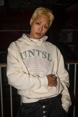 スケルトンピグメントフーディー IVORY