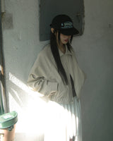 Dasun Collar Cotton Blue Jackets