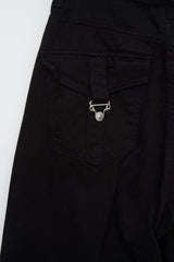 (W) ウェスティバックルワイドパンツ