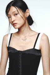 SIMPLE MELTING EARRING SILVER925