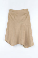 Curve Ray Suede Skirt