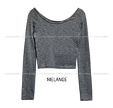 アンジーベーシックオフショルダー長袖Tシャツ