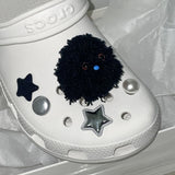 [made]fluffy monster shoes charm set 