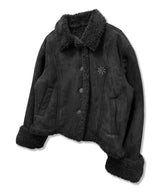 Standard Collar Suede Mustang_Black