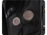 Pink Studded Biker Shoulder Bag with Multiple Pockets