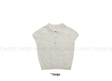 (WOOL) ラクーンカラーニット