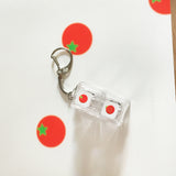[made] cherry tomato set (jelly hard case+keycap keyring)