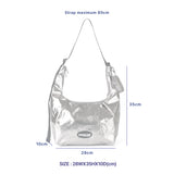 LUNA SHOULDER CROSS BAG_METAL