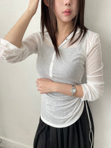 Faded Slim Bangle Watch