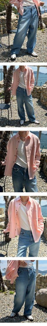 [S/S] Linen loosefit pocket shirts (8color)