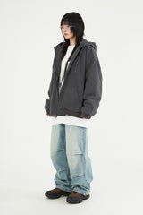 Connolly zip-up hood jumper