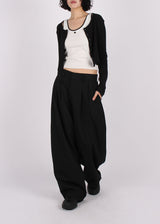 PIN STRIPE BALLOON SLACKS