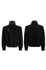 Fur Collar Padded Parka Jacket