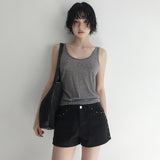 [Anate] V-Neck Seam Tank Top - 4 Colors