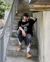 Labon Track Bermuda Denim Pants