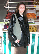 Vegan Leather Market Bag_Khaki