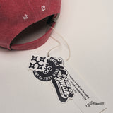 'HAPPINESS' Deep Cherry Pink Ball Cap
