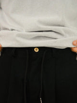 PI Cargo Button Wide Balloon Pants