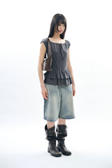All X-ray bermuda denim