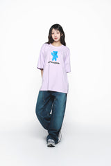 25SS エイリアンベアショートスリーブTシャツ ライトパープル