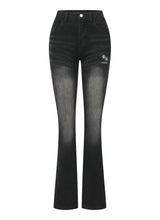 TIREN BOOTS CUT DENIM PANTS (2COLOR)