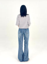 3RD REORDER PANEL FLARE JEANS code 25100