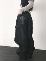 ninteen クロスワイドパンツ