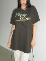 レトロレイヤードT_ DARK BROWN