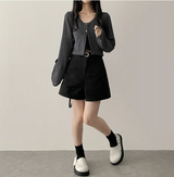 Lottie span two-button cardigan