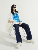 [BELT SET] Rope Line Denim Pants