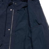 24FW SCRIPT LOGO PRINTING FISHTAIL JACKET NAVY
