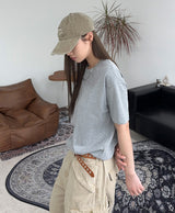 ルードクロップド半袖Tシャツ