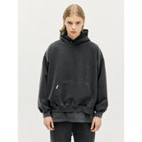 クラシックフーディー - Washed Black