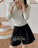 MADE. Herid ribbed knit