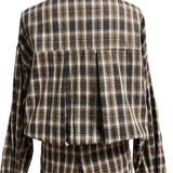 Rook Waist Point Check Long Shirt