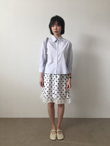 Vert polka dot skirt (2color)