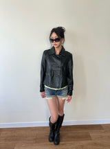 roll up denim shorts