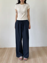 Herringbone Wrinkle Short Sleeve T-shirt
