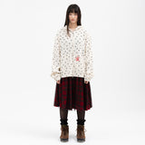 Layered Twister Star Skirt - Red