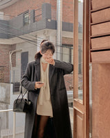 Knit cardigan & scarf set