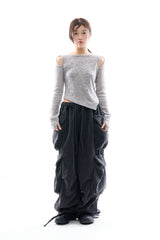 Gemma cut-out knit top