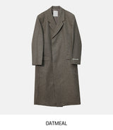 [wool80%] Mori Maxi Wool Hidden Coat