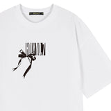 ホーリームーブリボンオーバーフィット半袖Tシャツ_WHITE
